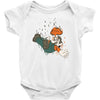 the falling italian Baby Bodysuit