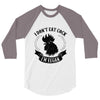 I Don't Eat Cock I'm Vegan 3/4 Sleeve Shirt