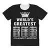 F Chord Dad Funny Guitar All Over Women's T-shirt