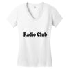 Radio Club logo Women's V-Neck T-Shirt