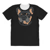 blue and tan frenchie All Over Women's T-shirt