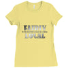 Yo You (f108) Ladies Fitted T-Shirt