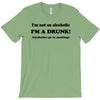 im not an alcoholic im a drunk t shirt x large funny beer pong keg par T-Shirt