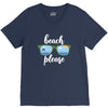 Beach Please V-Neck Tee