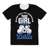 Some Girls Love Diamonds This Girl Loves Balls All Over Women's T-shirt