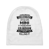 Super Cool Mimi Of A Freaking Awesome Grandson Baby Beanies