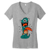 monster pet Women's V-Neck T-Shirt