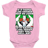 if it tastes like chicken, funny rude ideal birthday present Baby Bodysuit