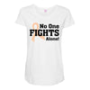No One Fights Alone Maternity Scoop Neck T-shirt
