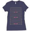 yes wow diva length check Ladies Fitted T-Shirt