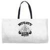 mugatu gym suit Weekender Totes