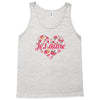 Jet'aime Flower Heart Tank Top