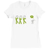 rule no.1 cardio Ladies Fitted T-Shirt