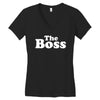 The Boss Women's V-Neck T-Shirt