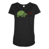 normal ass turtle Maternity Scoop Neck T-shirt