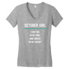 October Girl Women's V-Neck T-Shirt