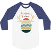 Hunting Season Retro Color 80s Style 3/4 Sleeve Shirt
