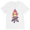 bonfire V-Neck Tee