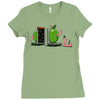 worm magic Ladies Fitted T-Shirt