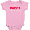 i'm a nanny what's your superpower Baby Bodysuit