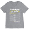 January Girl Facts Aquarius V-Neck Tee