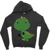 Cute Dinosaur Zipper Hoodie