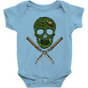 skull grass Baby Onesie
