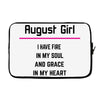 August Girl Laptop sleeve