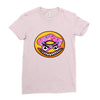 Angry Donut Ladies Fitted T-Shirt