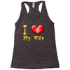 i heart my wife Racerback Tank