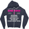 Gemini Woman Zipper Hoodie