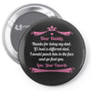 Dear Daddy, Thanks for Being my Dad Baby Boy Letter to Father Pin-back button