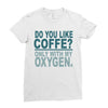 do you like coffee Ladies Fitted T-Shirt