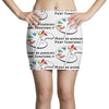 Paint Somerhing it Might Be Wordless Mini Skirts