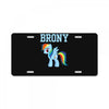 my little pony brony License Plate