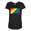 Pennsylvania LGBT Rights Maternity Scoop Neck T-shirt