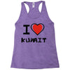 i love kuwait Racerback Tank