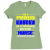 proud dad nurse Ladies Fitted T-Shirt