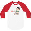 Cute Baby Painter's Dad Love 3/4 Sleeve Shirt