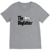 the dogfather dalmatian V-Neck Tee
