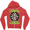 funny darts i'm never wearing, ideal gift or birthday present. Zipper Hoodie