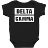 Delta Gamma Baby Bodysuit