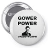 Gower Power Pin-back button