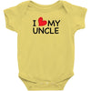 I Love My Uncle Baby Bodysuit