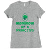 mother's day mommom of a princess Ladies Fitted T-Shirt