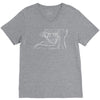 Luffy white design V-Neck Tee