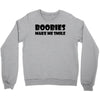 boobies make me smile (2) Crewneck Sweatshirt