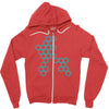 six hexagonal best trending Zipper Hoodie