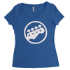 scott pilgrim vs the world bass guitar rockband vintage show movie tee Women's Triblend Scoop T-shirt
