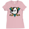 mighty ducks of anaheim Ladies Fitted T-Shirt